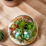 6 inch fish bowl terrarium by wild roots for home decor and gifting