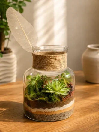 Glass Jar Terrarium