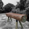 "Discover the rustic charm of Hand Carved Sal Wood Wooden Log Planters. Transform your space with nature's elegance today!"
