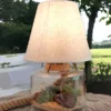Volcano Jar Lamp Terrarium with LED light and layered greenery by Wildroots