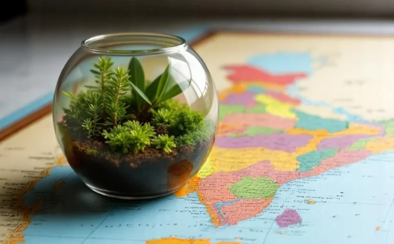 Terrariums in India, Handcrafted glass terrarium with succulents, designed by Wild Roots, ideal for green gifting in India
