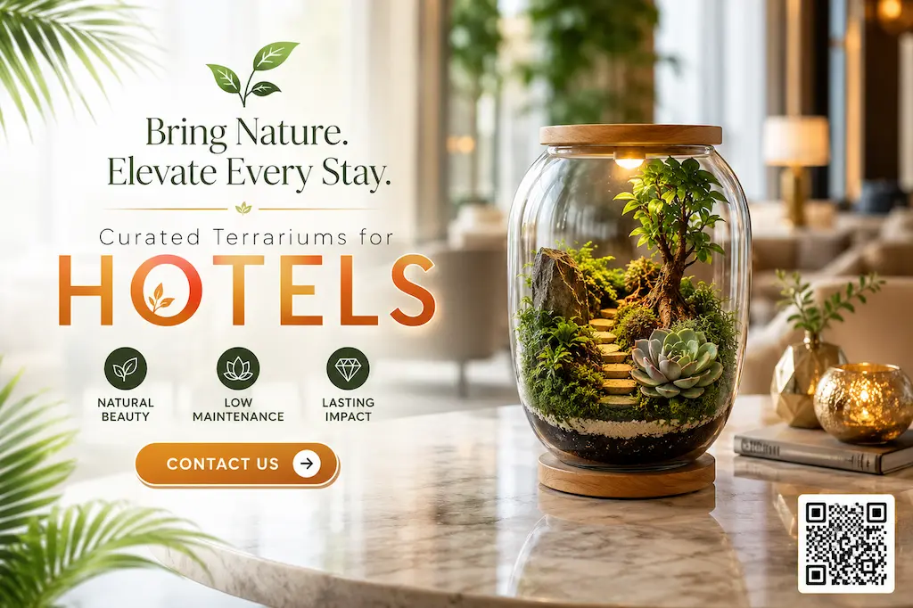 terrarium hotel decor services