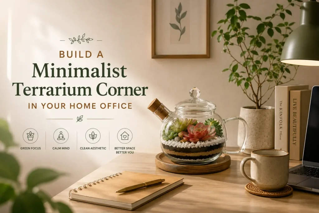 Terrarium home office desk