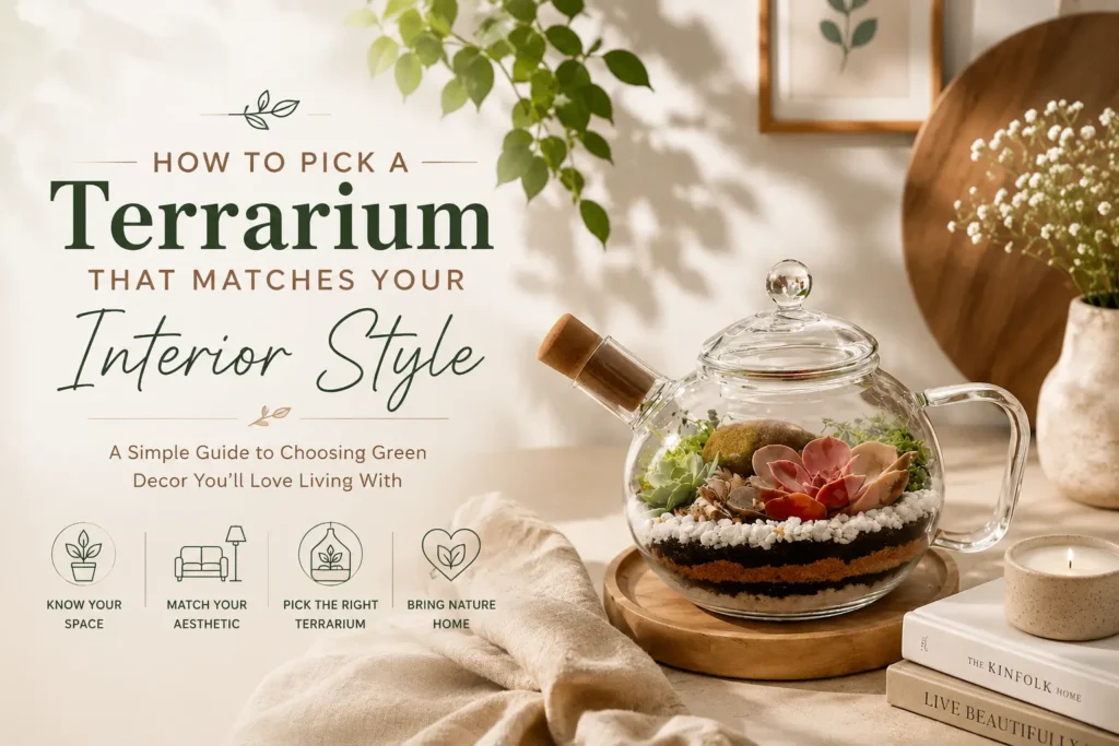 how to pick a terrarium interior style