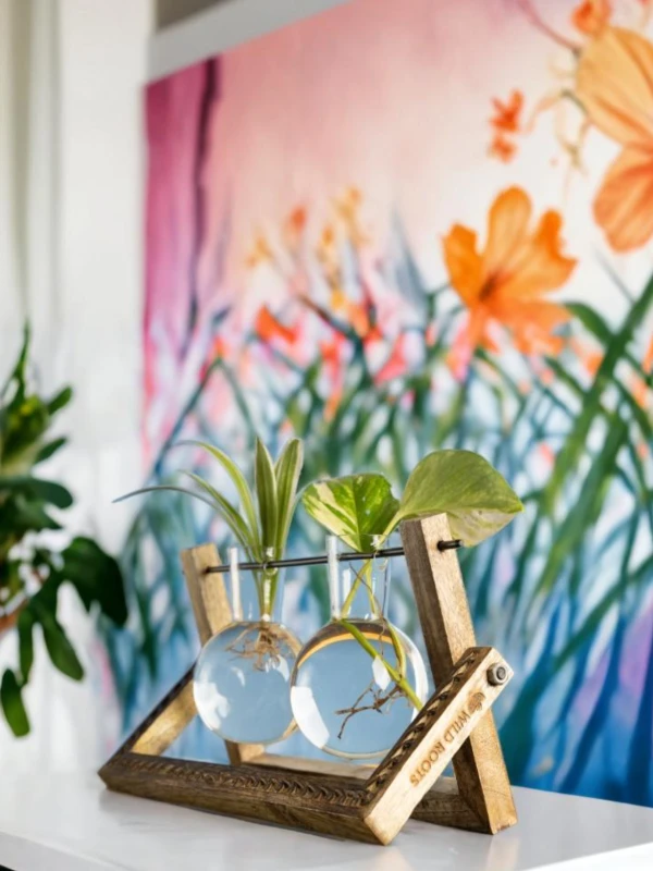 Buy Hydro pendulum vase planter online from gifting.wildroots.in