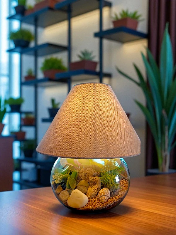 8 inch Fish Bowl Lamp Terrarium