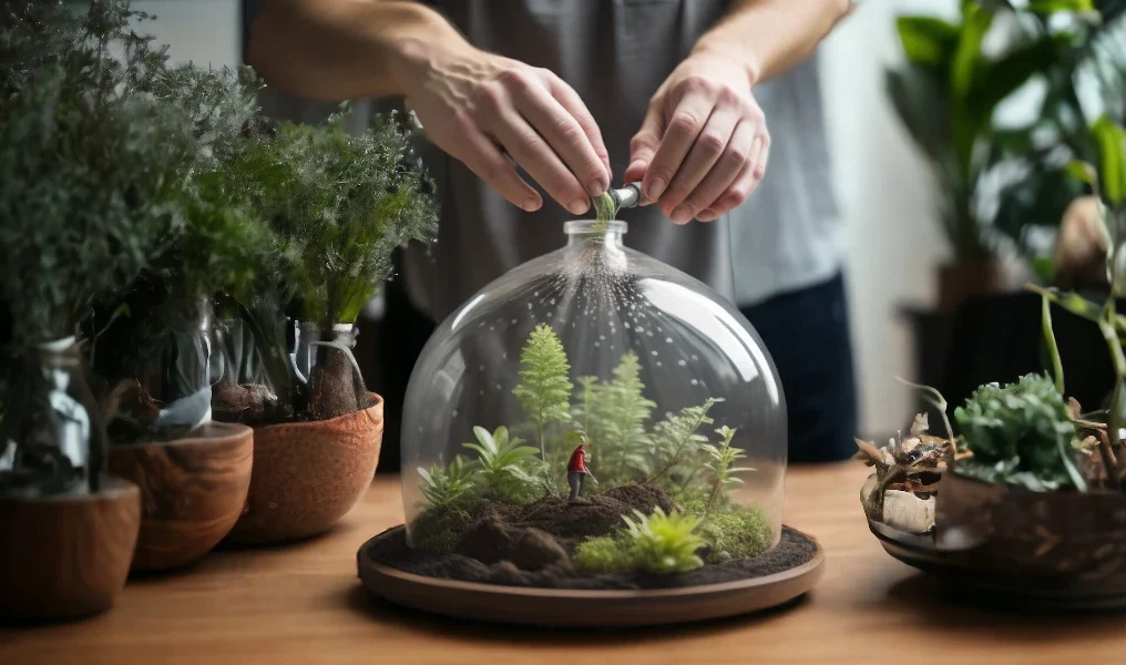 How to fertilize terrariums.